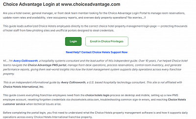 choiceadvantage official portal